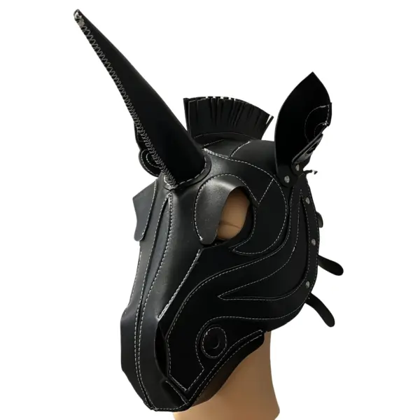 Steampunk Unicorn PU Mask for Halloween Party & Cosplay Accessories