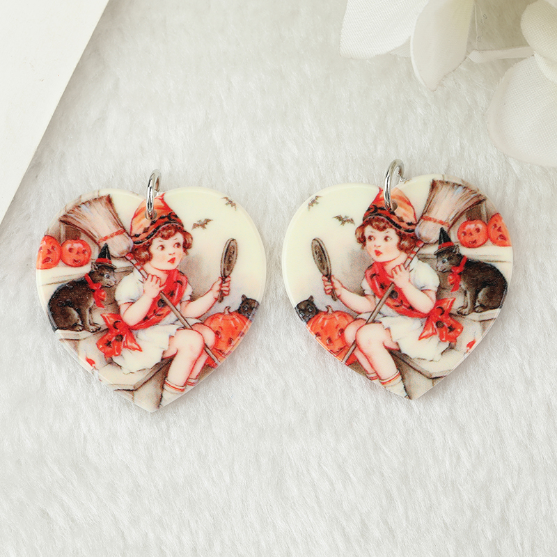 10Pcs Halloween Acrylic Charms - Image 3