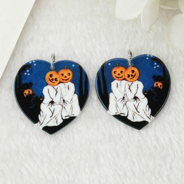 10Pcs Halloween Acrylic Charms