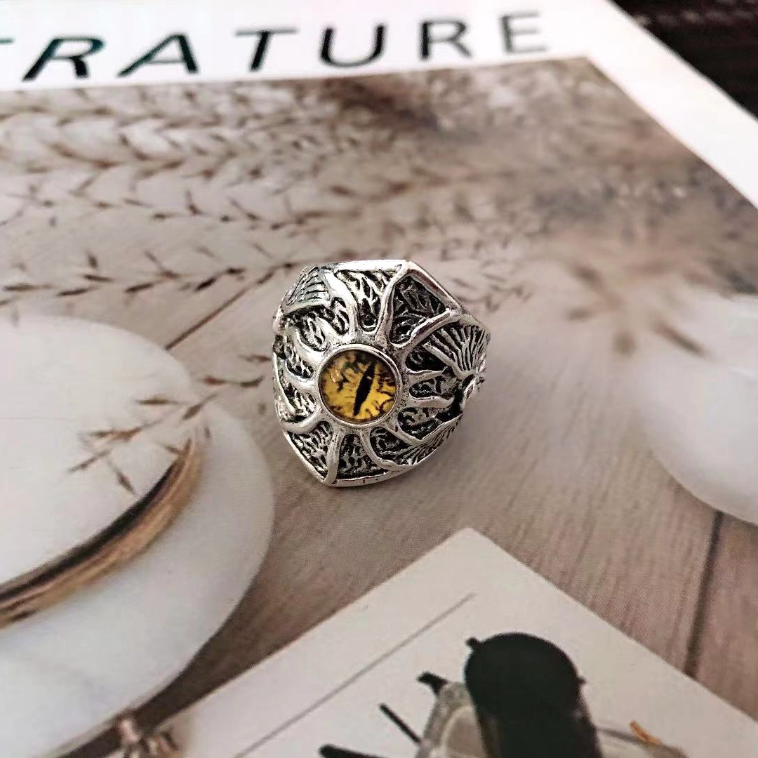 Retro Demon Eye Adjustable Ring for Men - Image 3