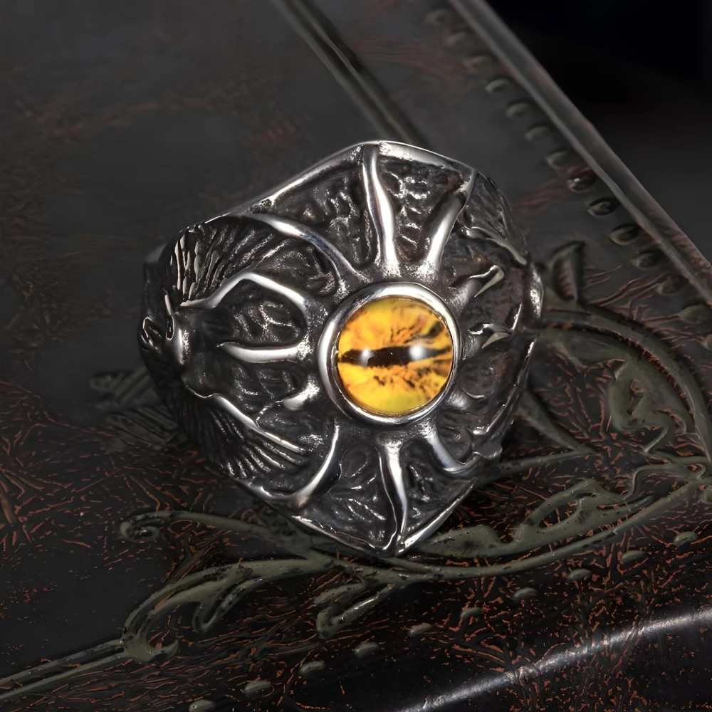 Retro Demon Eye Adjustable Ring for Men - Image 5