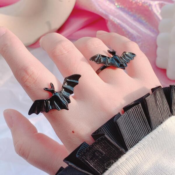 Vintage Gothic Bat Ring