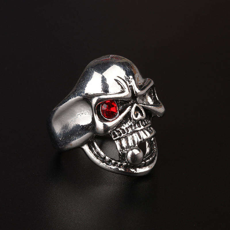 Men's Retro Skull Ring - Image 4