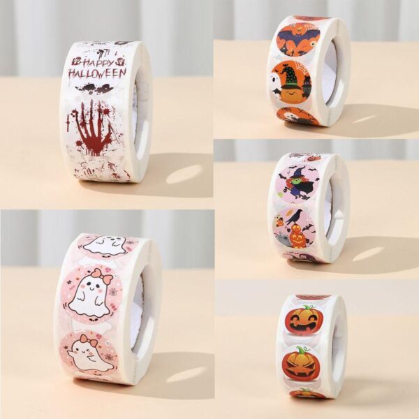 500 Halloween Horror Cartoon Stickers