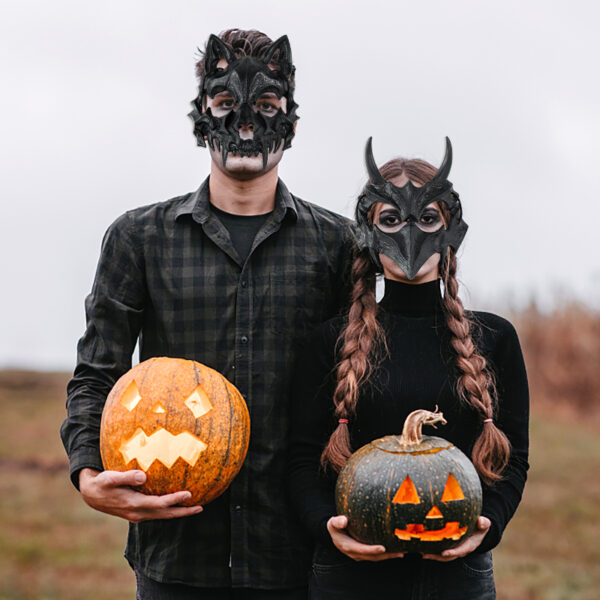 Skull Half Face Mask