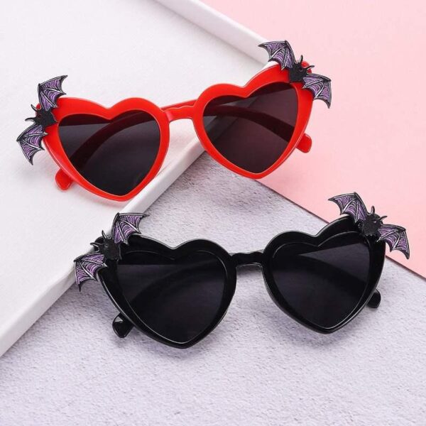 Heart Shaped Bat Wing Sunglasses