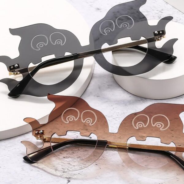 Ghost Shaped Halloween Glasses