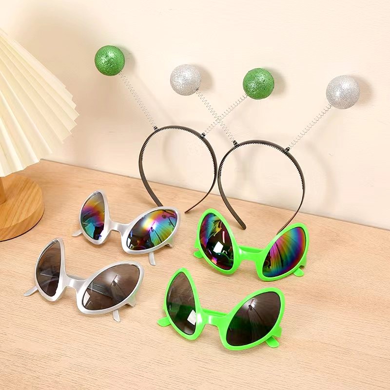 Funny Alien Glasses with Rainbow Lenses – Perfect for Holiday Parties and Halloween - Image 6