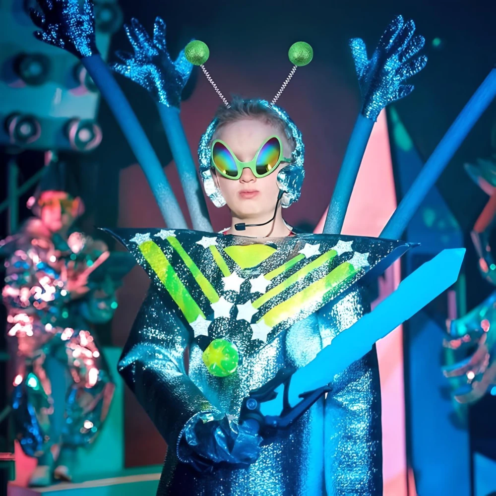 Funny Alien Glasses with Rainbow Lenses – Perfect for Holiday Parties and Halloween - Image 4