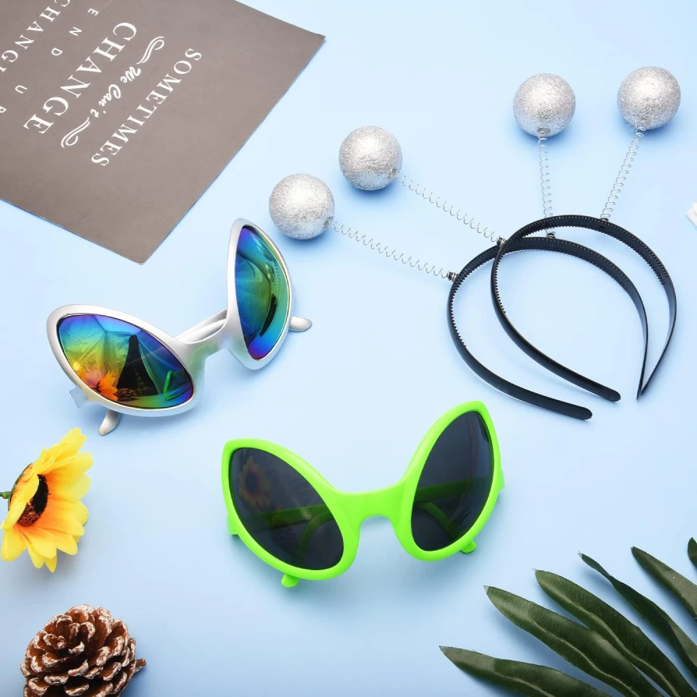 Funny Alien Glasses with Rainbow Lenses – Perfect for Holiday Parties and Halloween - Image 2