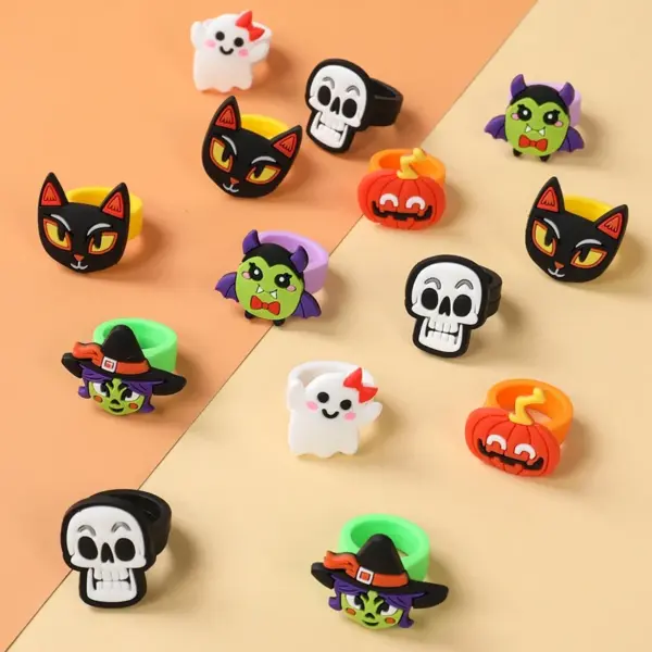 Spooky Silicone Halloween Rings
