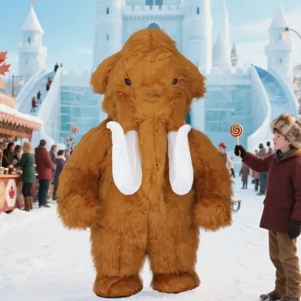 Mammoth Inflatable Costume for Adults – Giant Cosplay & Party Mascot Suit