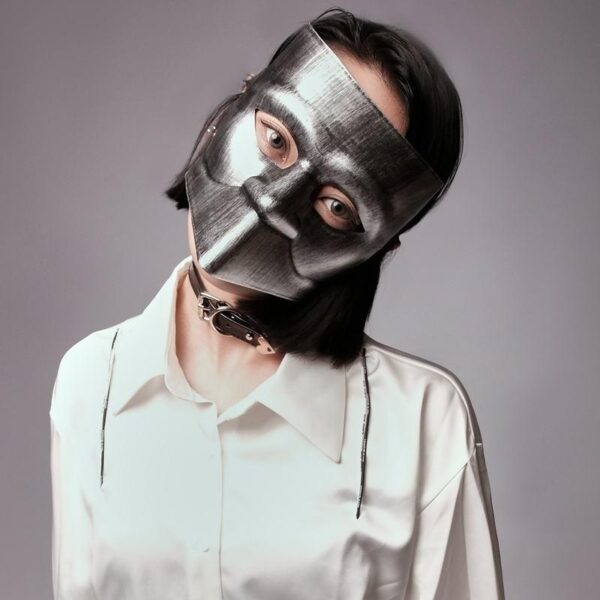 Swallowtail Butterfly Square Face Mask - Full Face Cover with Long Nose