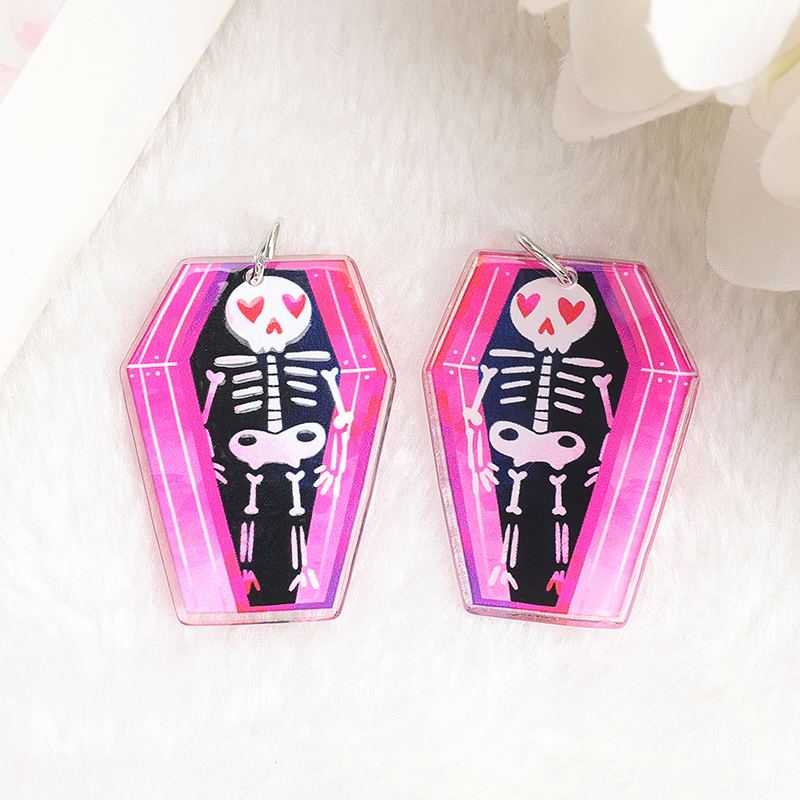 8Pcs Acrylic Halloween Charms Set - Image 6
