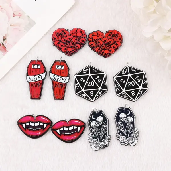 Goth Halloween Charms