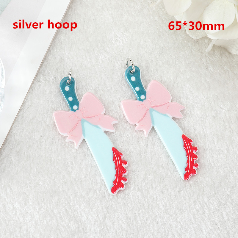 Red/White Decor Knife