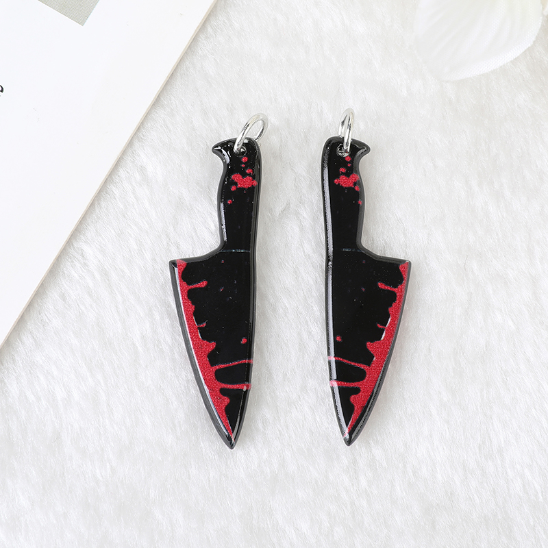 Black/Red Knife