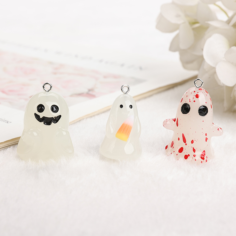 6-Piece Glow-in-the-Dark Halloween Charms - Image 3