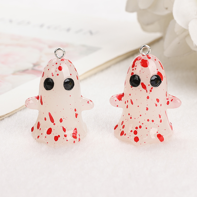 6-Piece Glow-in-the-Dark Halloween Charms - Image 4
