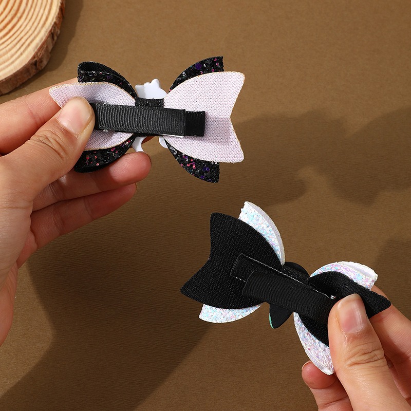 Halloween Bat Hair Clips for Girls - Image 6