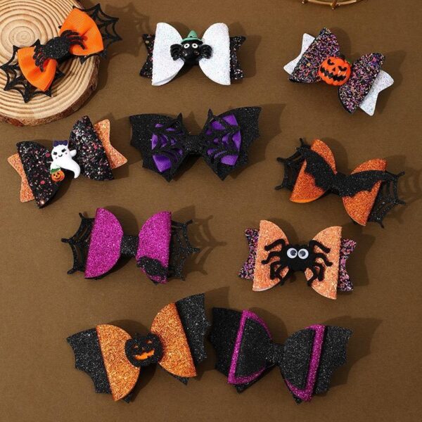 Halloween Bat Hair Clips for Girls
