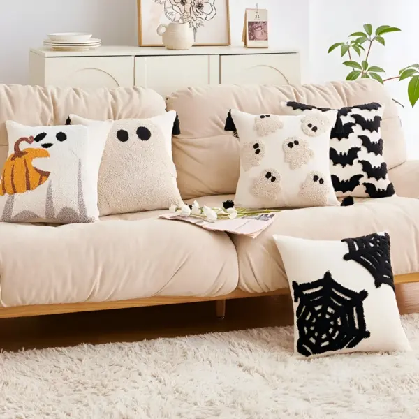 Halloween Pumpkin Pillow Cover 18x18in Decorative Cushion Case