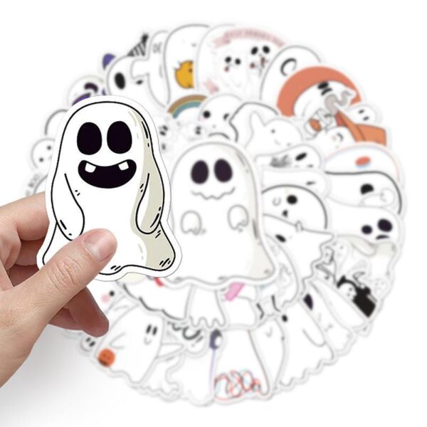 Halloween Kawaii Demon Waterproof Stickers