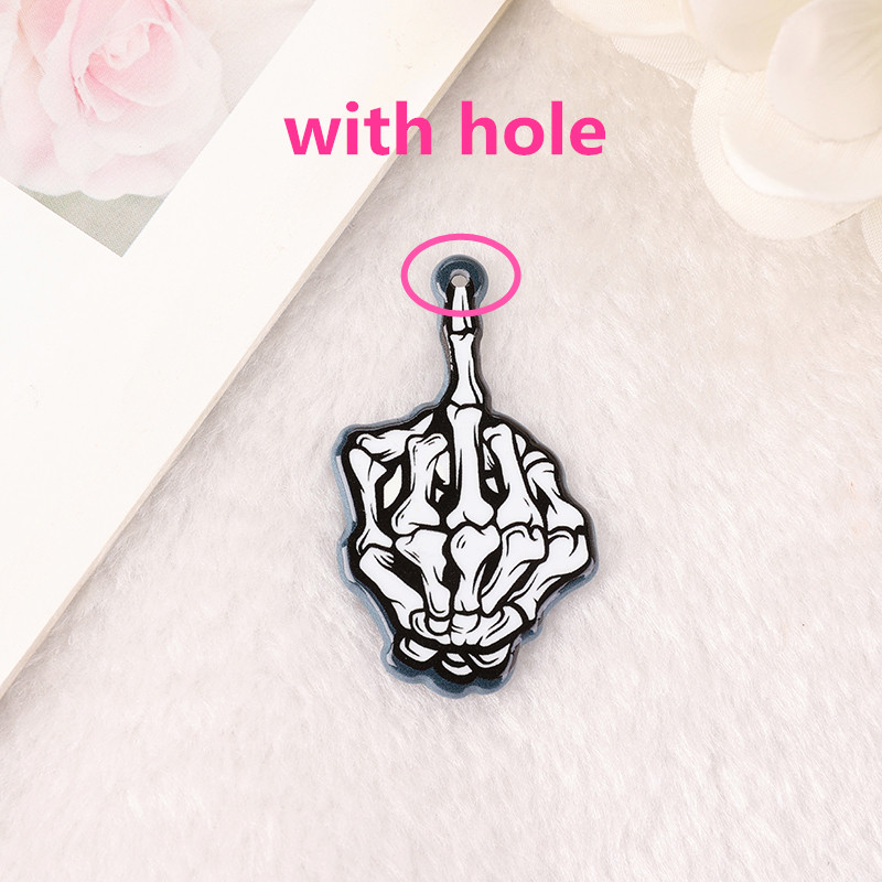 Hand with hole