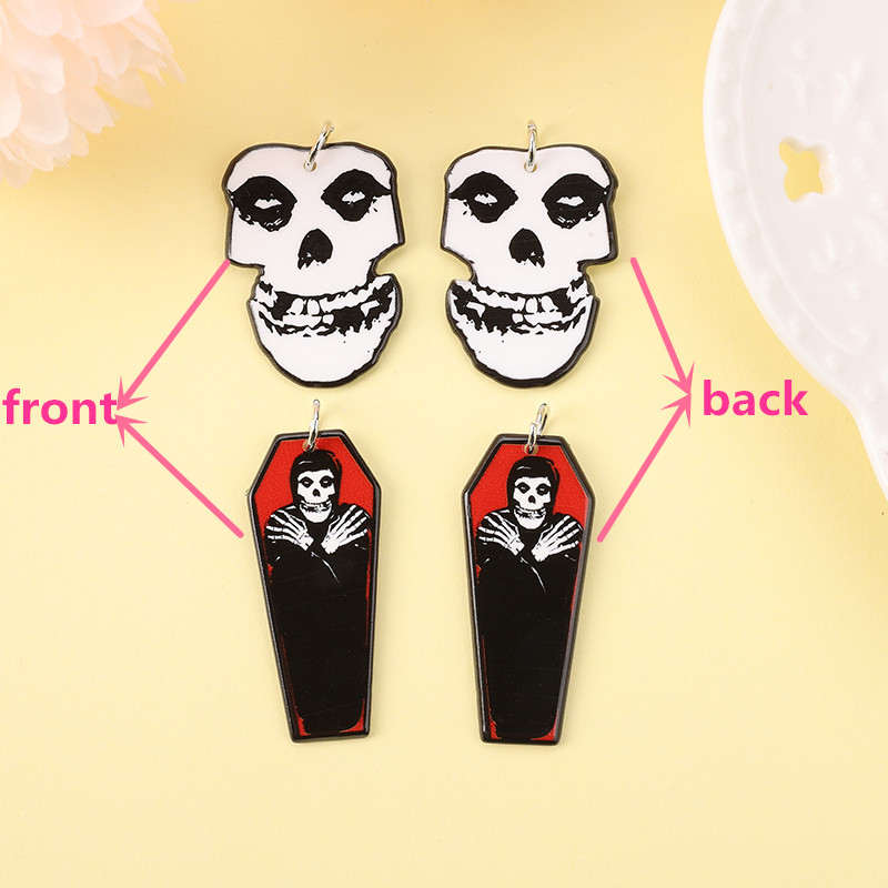 Acrylic Halloween Coffin Charms - Image 5