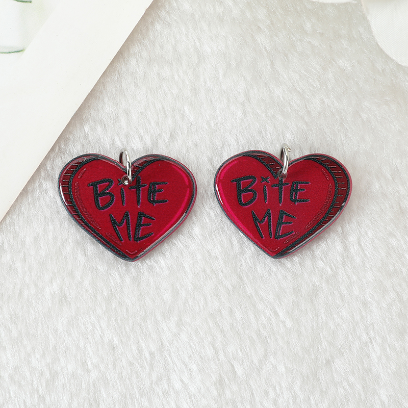 8-Piece Halloween Charms – Vampire Lips, Blood Bag - Image 3