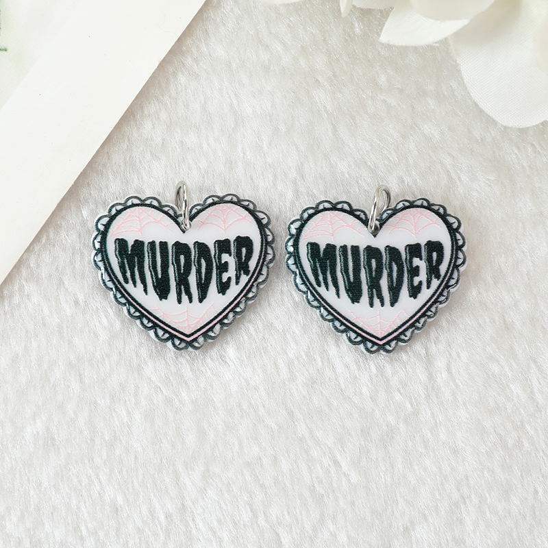8-Piece Halloween Charms – Vampire Lips, Blood Bag - Image 4