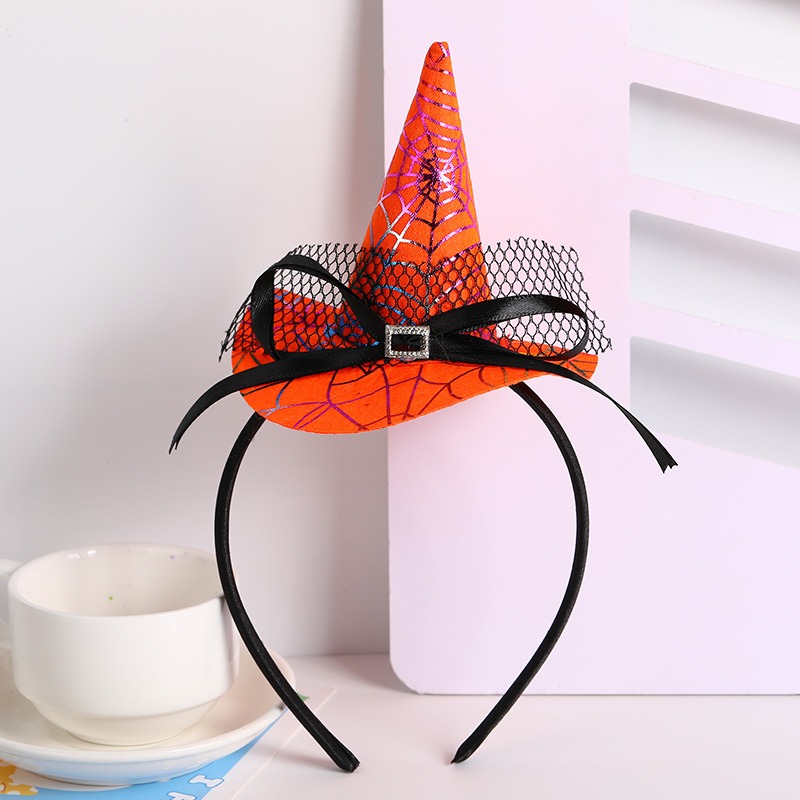 Orange with purple web
