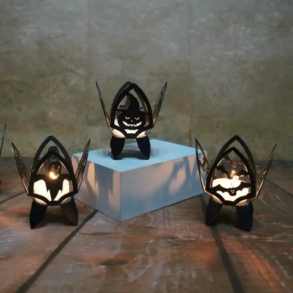 Halloween Metal Candle Stand