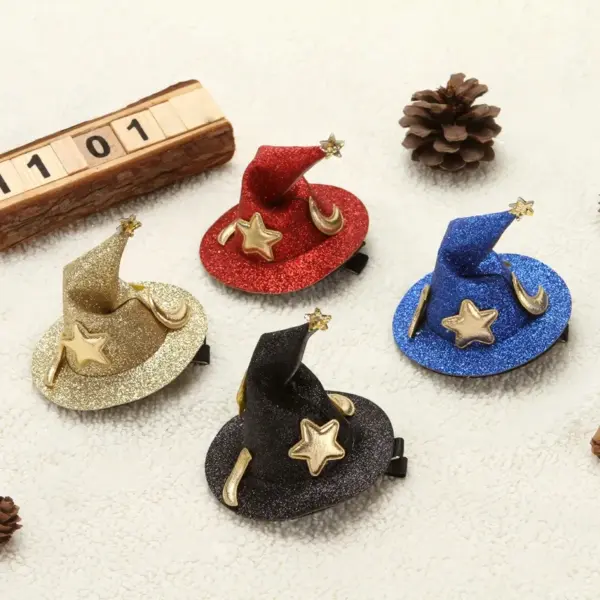 Halloween Witch Hat Hair Clip