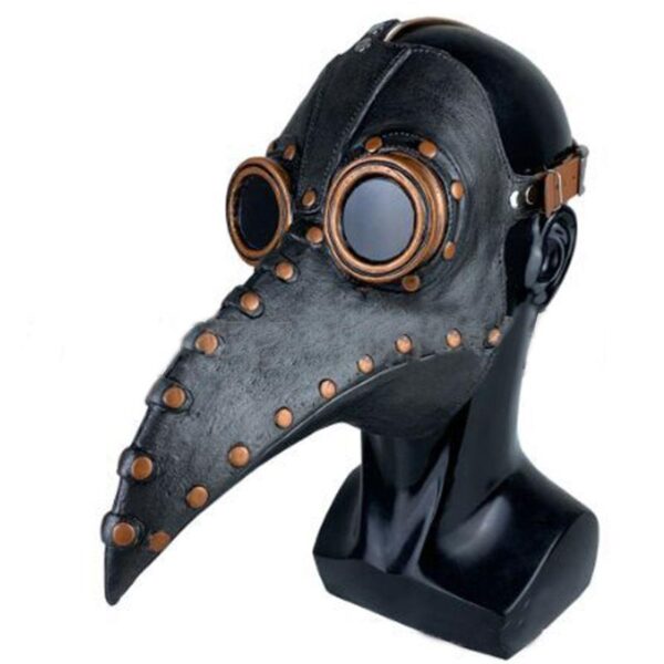 Steampunk Plague Doctor Mask with Long Nose