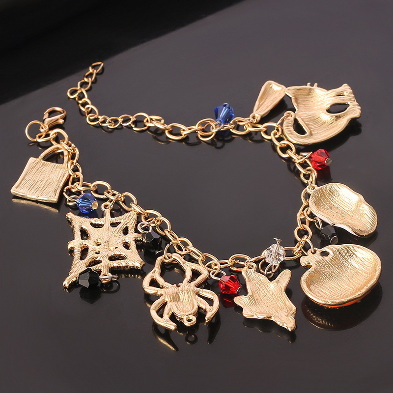 Halloween Charm Bracelet with Inlaid Zircon - Image 5