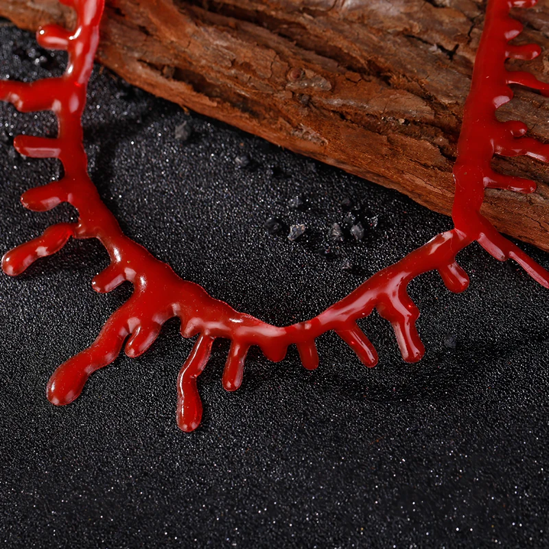Halloween Blood Choker Necklace - Image 2
