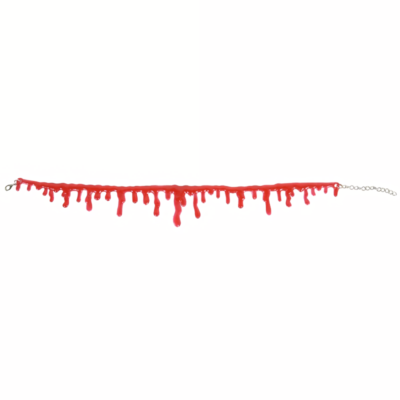 Halloween Blood Choker Necklace - Image 3