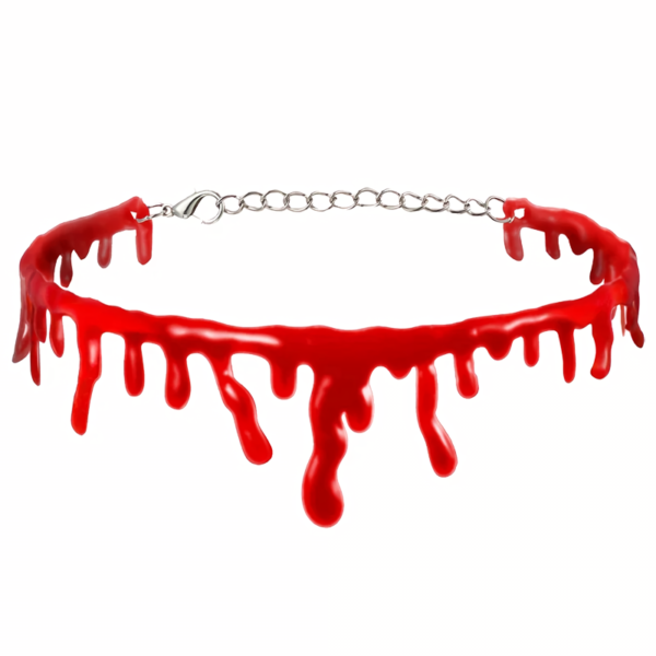 Halloween Blood Choker Necklace