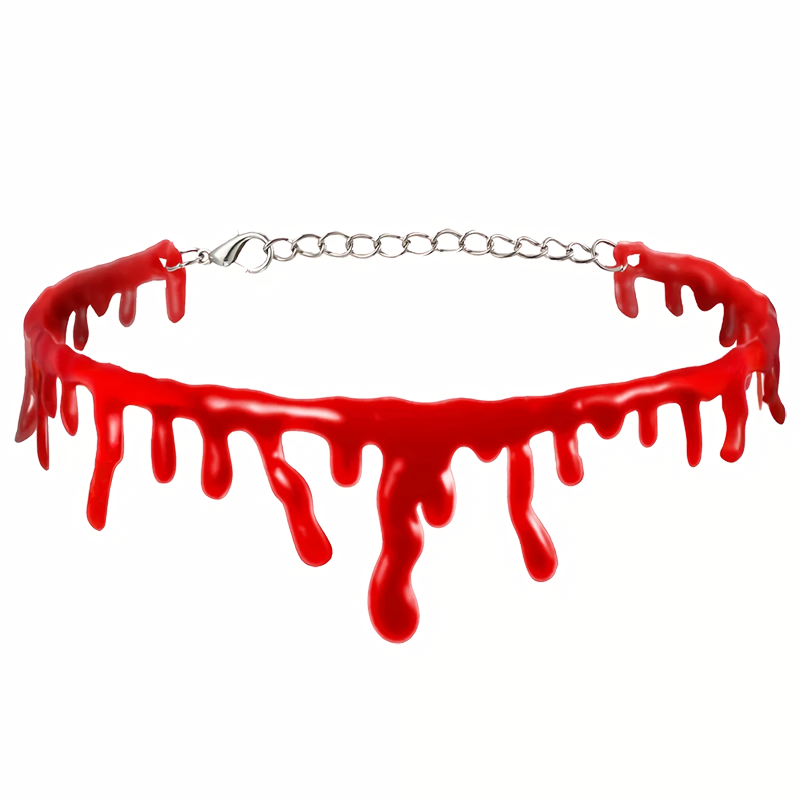 Halloween Blood Choker Necklace