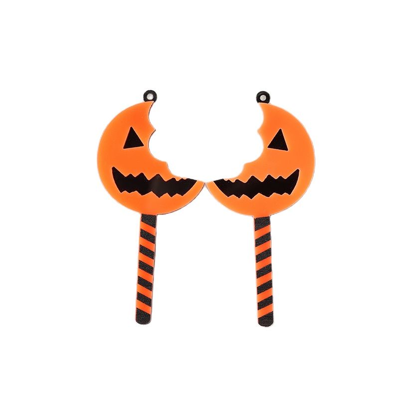10Pcs Halloween Pumpkin Lollipop Charms for DIY Keychains, Necklaces & Pendants - Image 6