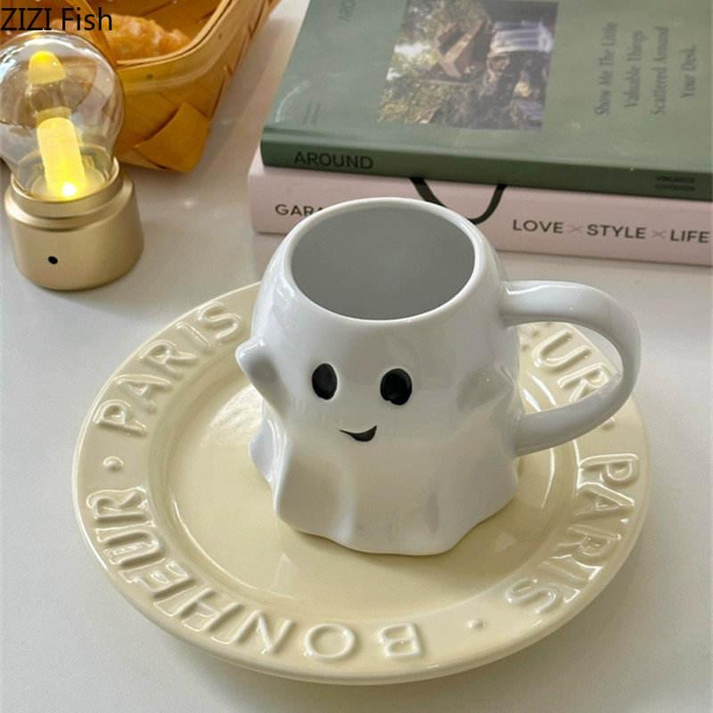 Cute Ghost Ceramic Mug