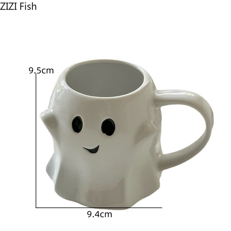Cute Ghost Ceramic Mug - Image 5