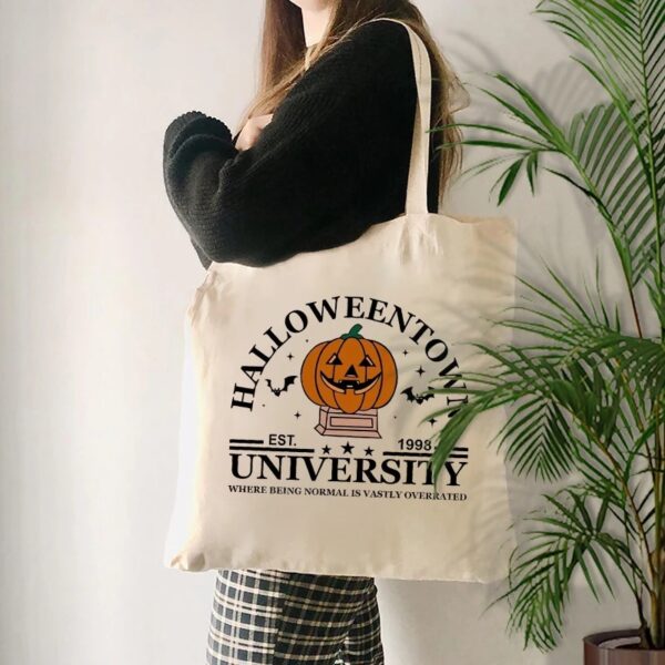 Halloween Town University Canvas Tote Bag