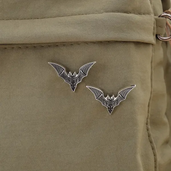 Gothic Bat Enamel Pins