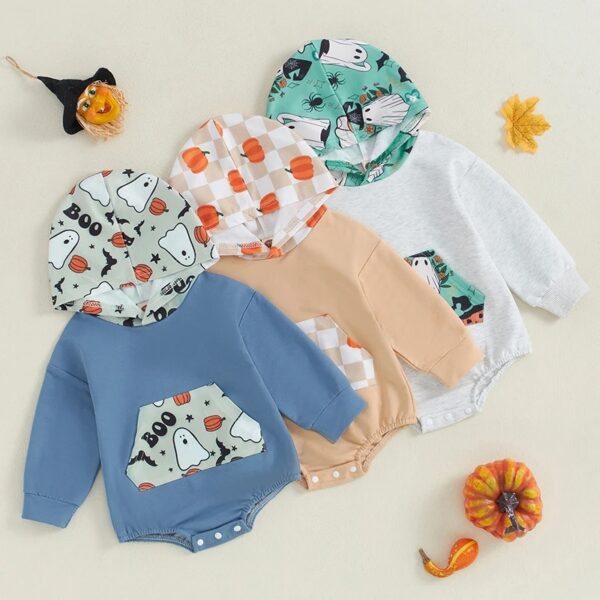 Baby Halloween Long Sleeve Bodysuit