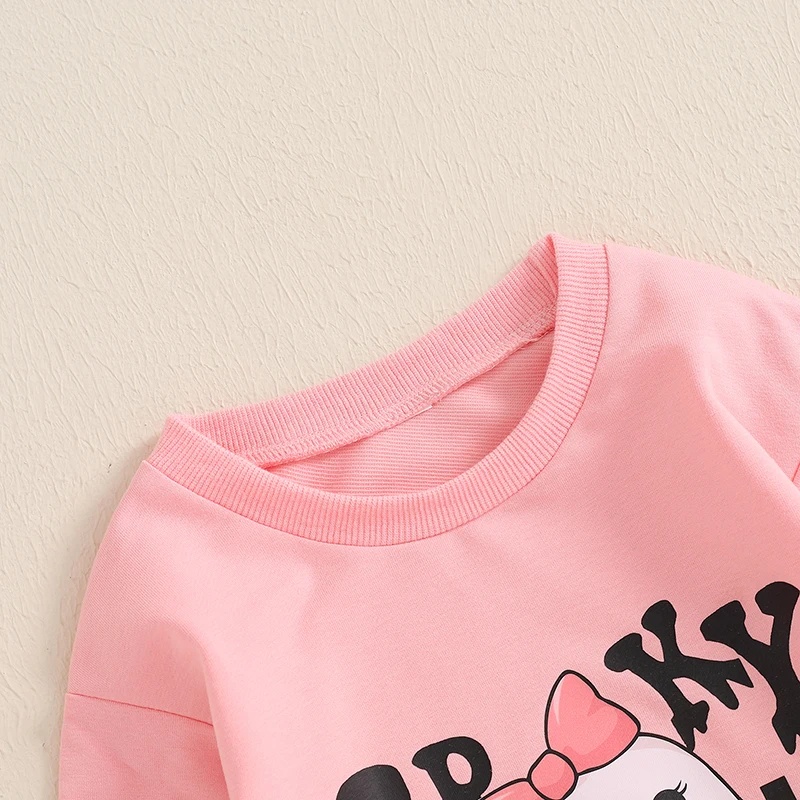Pumpkin Print Long Sleeve Romper - Image 4
