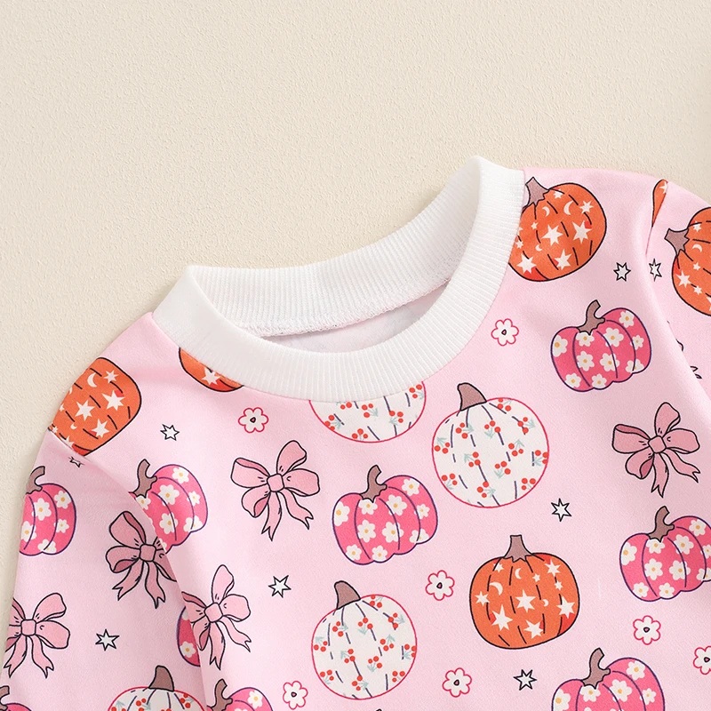 Baby Girls Halloween Long Sleeve Romper - Image 5