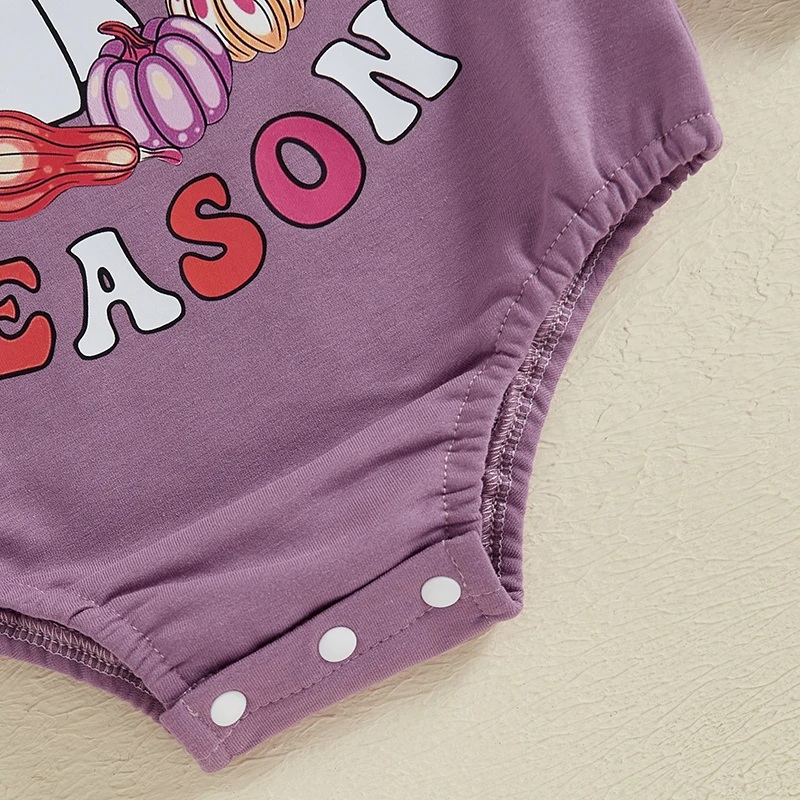 Long Sleeve Ghost Print Bodysuit for Newborns - Image 5