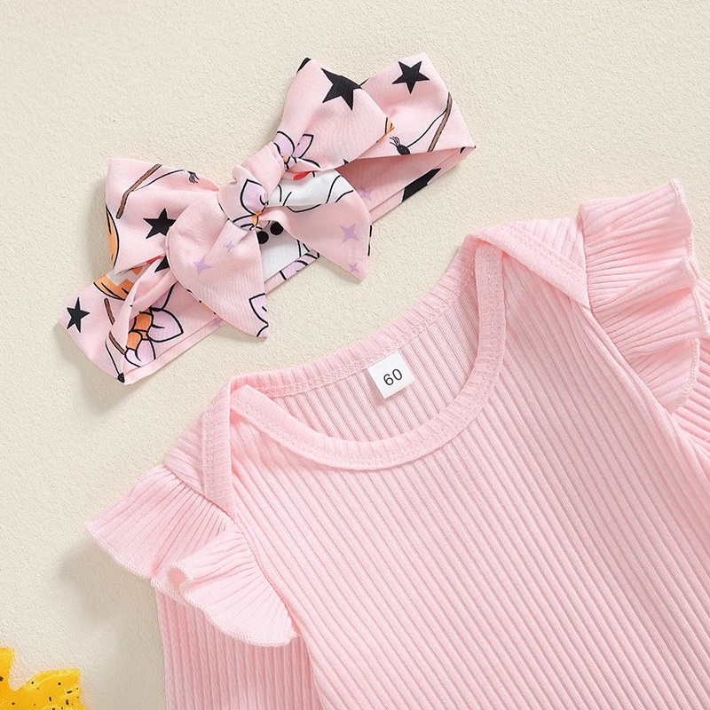 Baby Girl Halloween 4 Piece Fall Set - Image 5